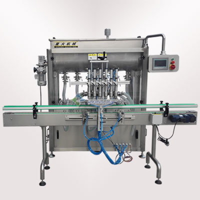 六頭醬料自動(dòng)灌裝機(jī)