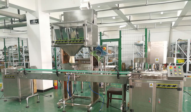 雜糧自動(dòng)顆粒罐裝包裝生產(chǎn)線