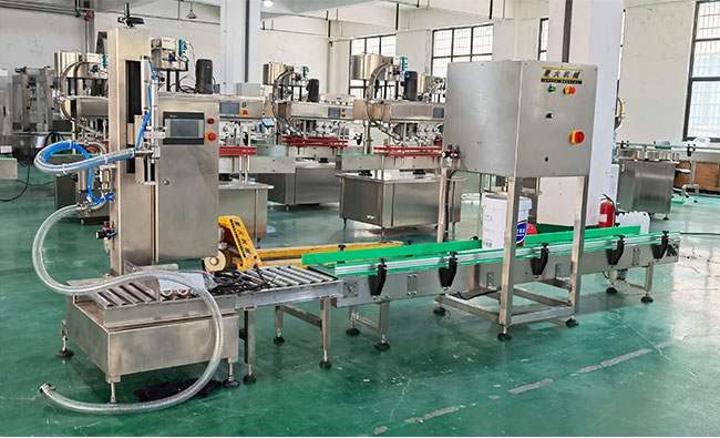 全自動(dòng)果醬糖漿灌裝機(jī)生產(chǎn)線