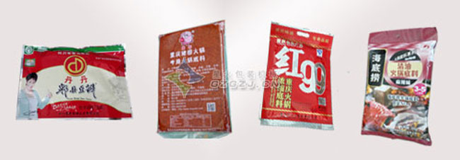 紅油袋裝醬料灌裝機,火鍋底料包裝機