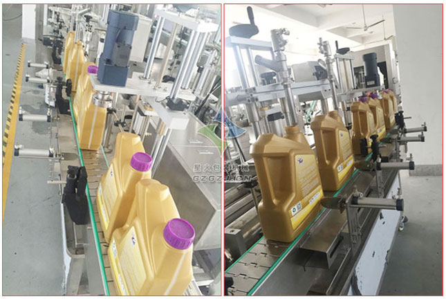 汽油添加劑灌裝旋蓋一體機(jī),玻璃水灌裝旋蓋機(jī)