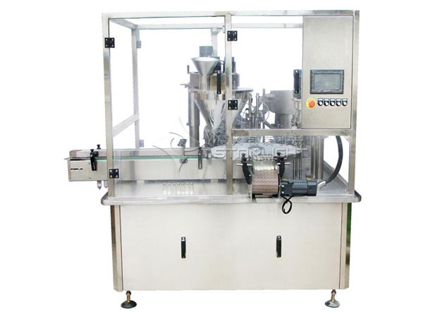 小瓶醫(yī)藥粉末灌裝壓蓋機,小劑量粉末灌裝旋蓋機