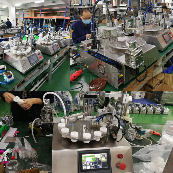 診斷試劑灌裝機,診斷試劑灌裝旋蓋機設(shè)備廠房實拍圖